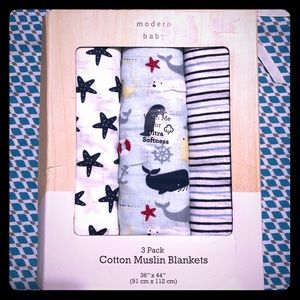 Modern Baby Muslin Swaddles